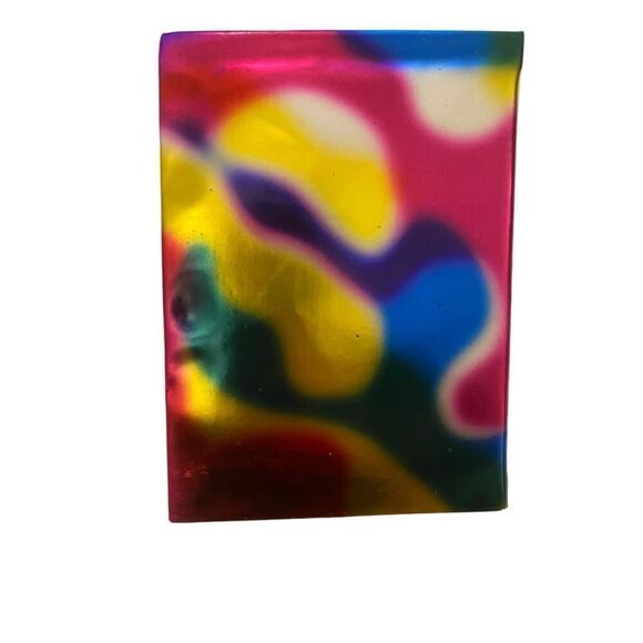 Flawed The Childrens Place Glitter J Tie Dye Journal Diary Notebook Planner - Picture 2 of 9